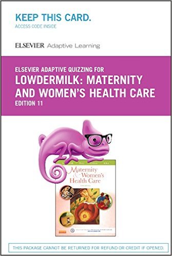 Elsevier Adaptive Quizzing for Lowdermilk Maternity and Women's Health Care (Retail Access Card)