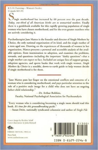 Single Mothers by Choice: A Guidebook for Single Women Who Are Considering or Have Chosen Motherhood