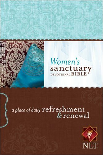 Women's Sanctuary Devotional Bible-NLT